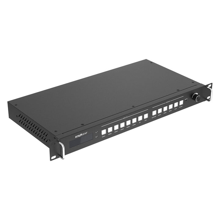BZBGEAR - 8x2 18Gbps UHD Seamless Presentation Switcher with HDBaseT