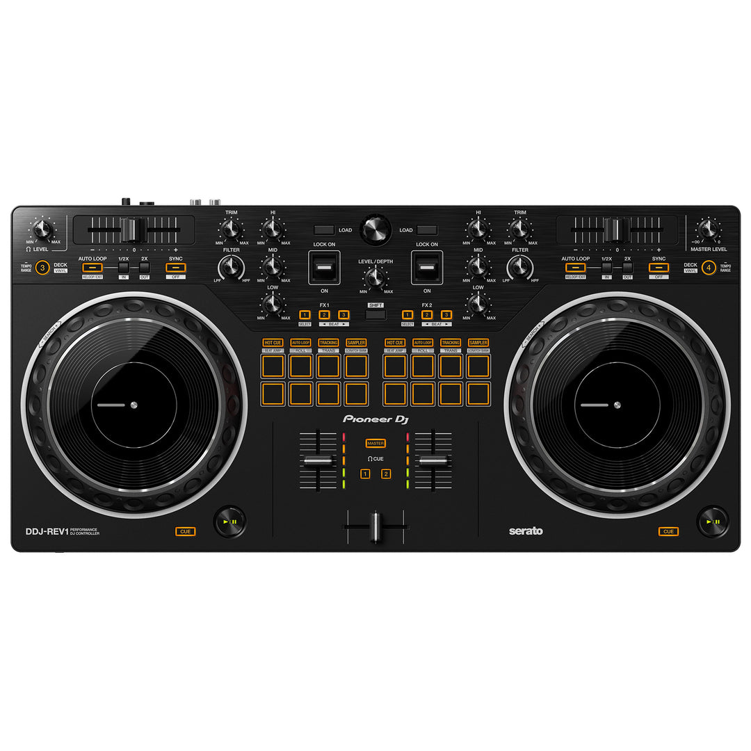 Pioneer DJ DDJ-REV1 Scratch-Style 2-Channel DJ Controller for Serato DJ Lite - Black