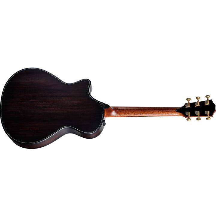 Taylor Guitars Builder's Edition 912ce WHB, Indian Rosewood Back and Sides, West African Crelicam Ebony Fretboard, Expression System ® 2 Electronics, Beveled Cutaway with Taylor Deluxe Hardshell Brown Case