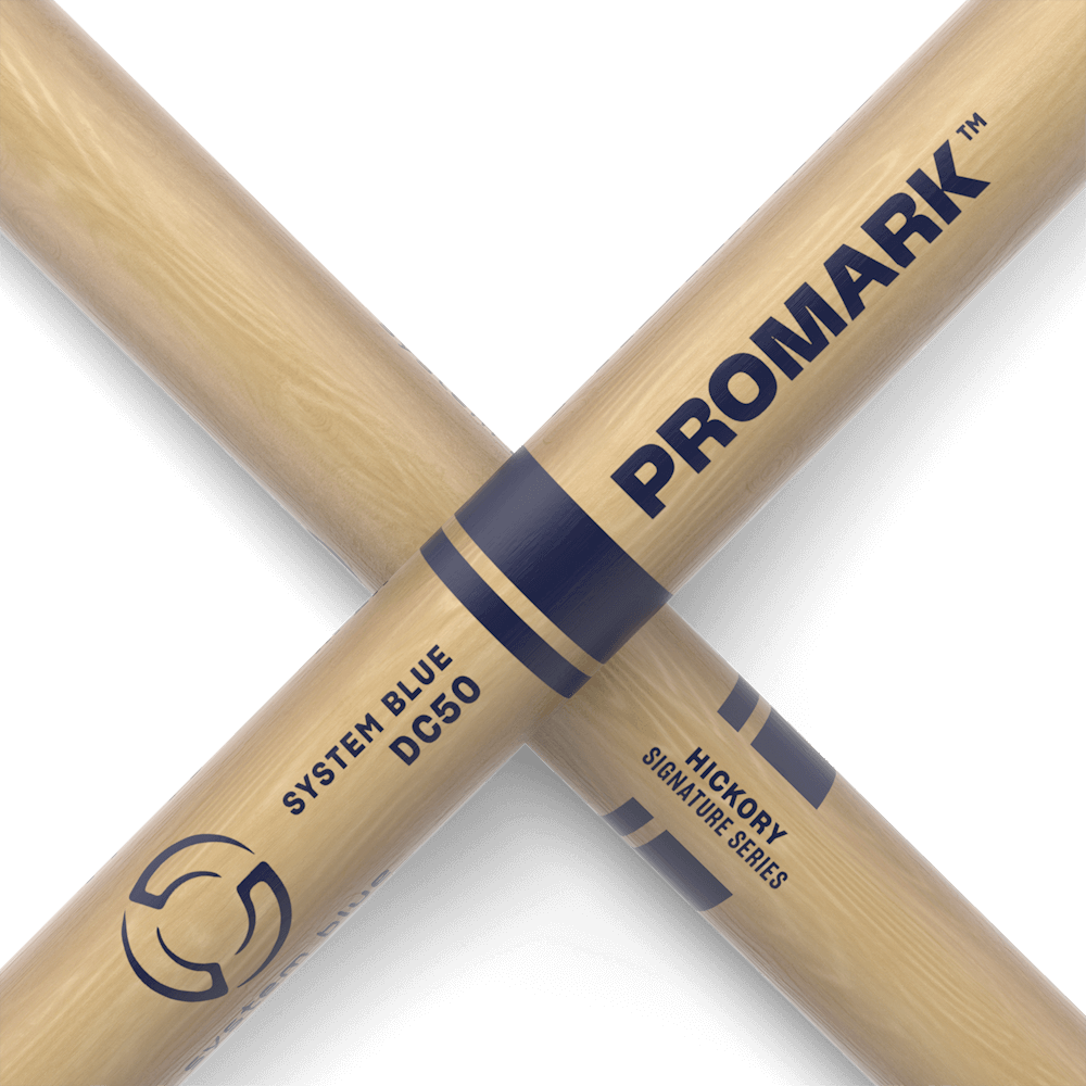 Promark TXDC50W -Promark DC50 System Blue Marching Snare Sticks
