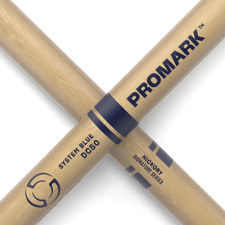 Promark TXDC50W -Promark DC50 System Blue Marching Snare Sticks