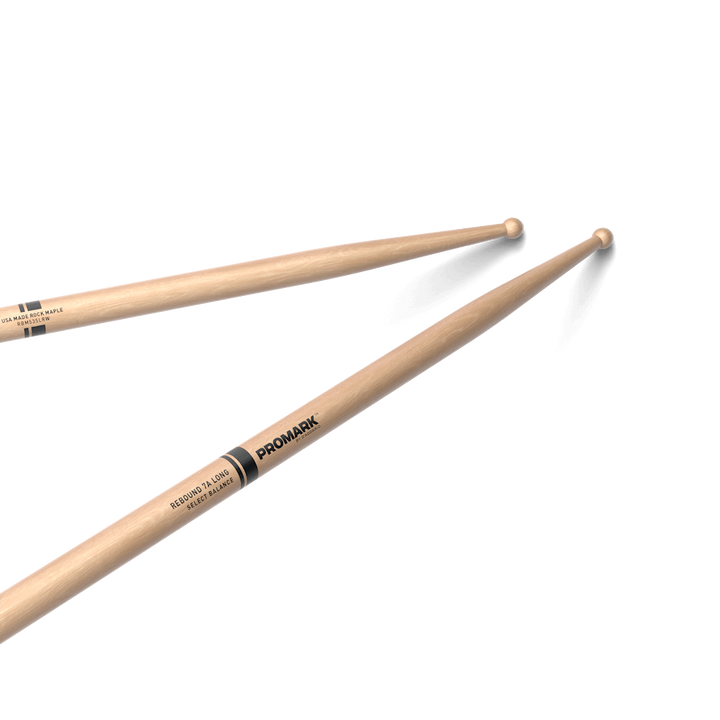 Promark RBM535LRW -Pro Mark Maple Rebound 7A Long 5.35 Maple Acorn Tip Drumsticks