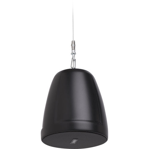 QSC 2.75'' Small Format Pendant Loudspeaker, Cable and Fastener for Suspended Installation (Black) (Pair)