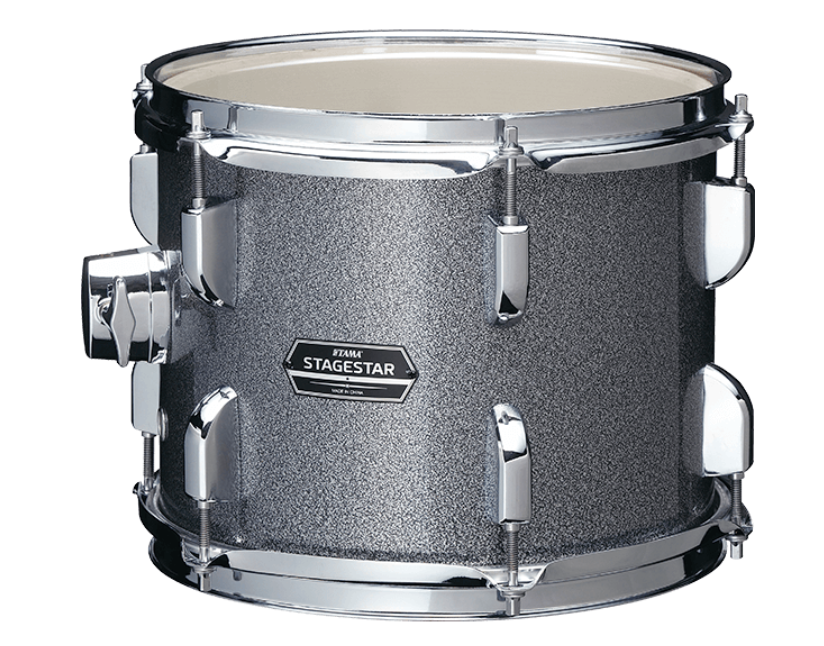 Tama ST52H5CCSS- Stagestar 5-Pc Drum Kit W/ Hardware, Throne, Cymbals. Complete Set - Cosmic Silver Sparkle
