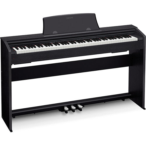 Casio PX-770 Privia 88-Key Digital Piano w/ Cabinet Stand & Pedals - Black