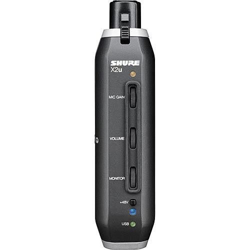 Shure X2U Microphone to USB Adapter Audio Interface Standard