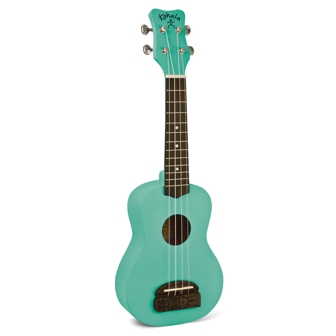 Kohala KT-S Tiki Series Soprano Ukulele - Seafoam Green