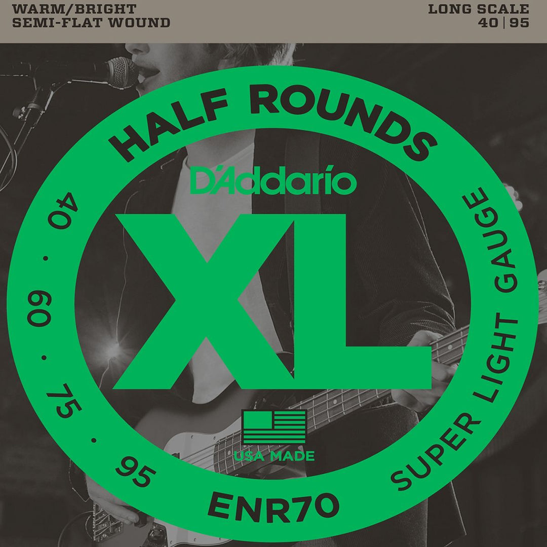 D'Addario ENR70 - SET BASS HALF RND 40-95 LONG