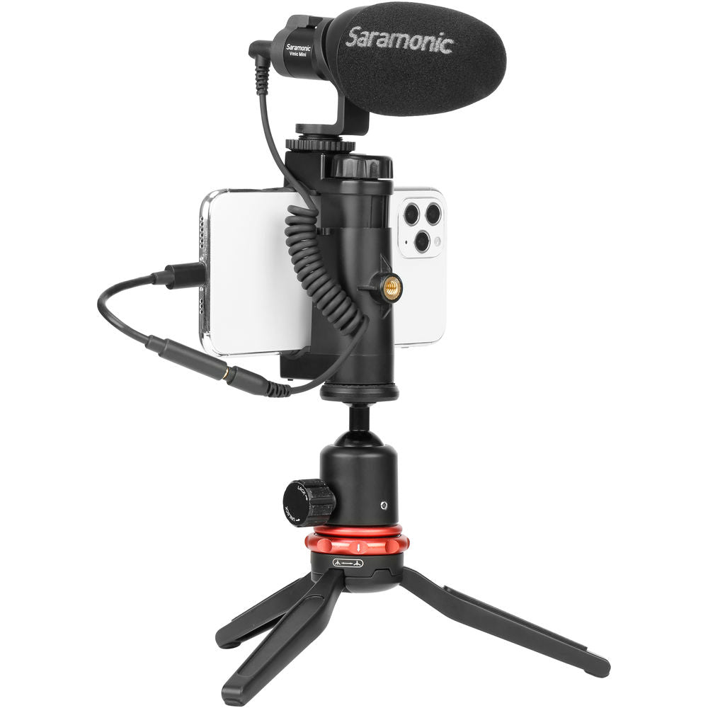 Saramonic SR-C2002 3.5mm TRRS Female to Lightning Adapter Cable for Audio to/from iPhone - 3”