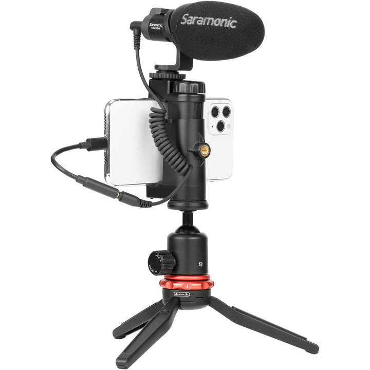 Saramonic SR-C2002 3.5mm TRRS Female to Lightning Adapter Cable for Audio to/from iPhone - 3”