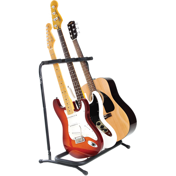 Fender Multi-Stand Guitar Boat Black - 3-Space