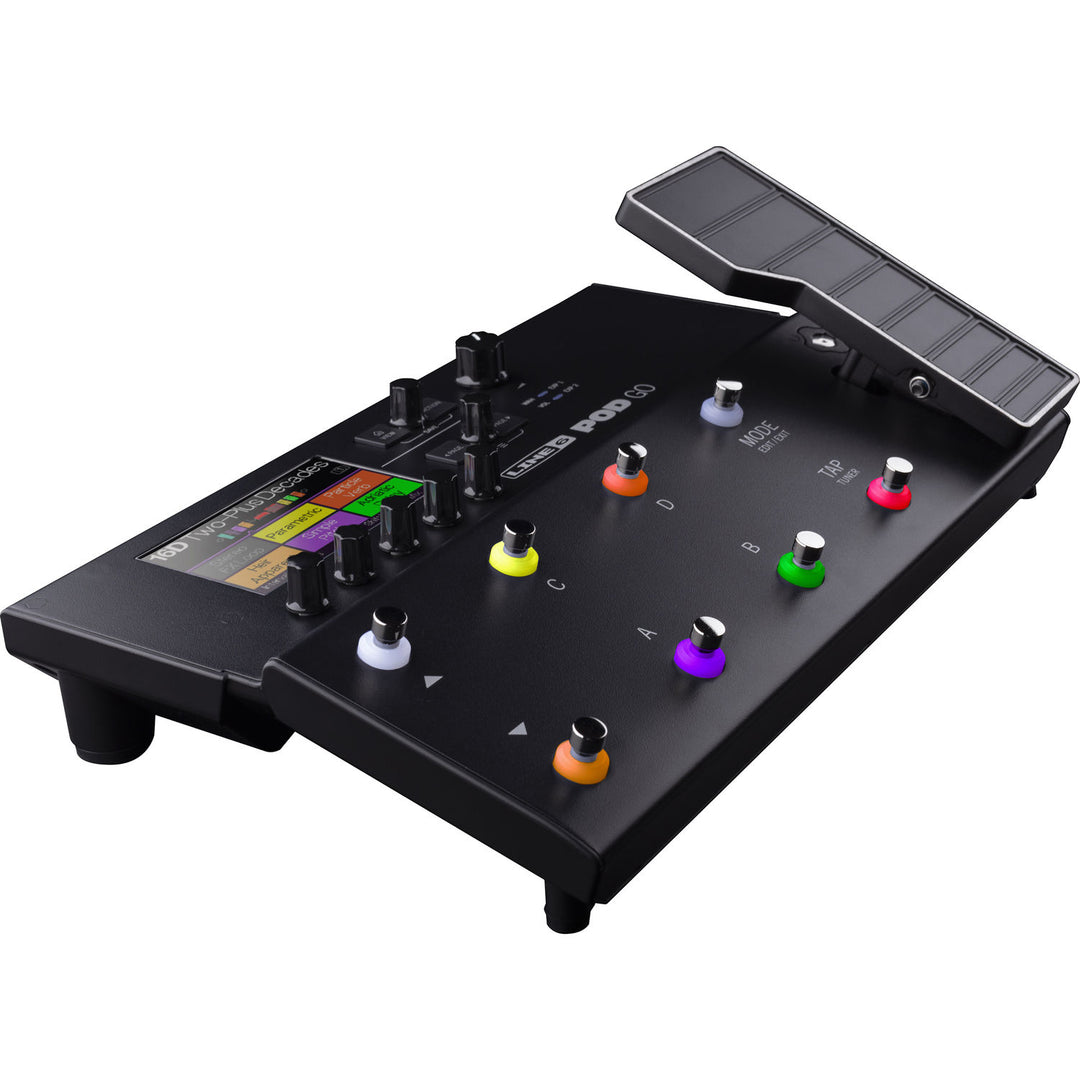 ライン6  pod Go Line 6 POD Go Multi-Effects Processor Guitar Pedal – Music