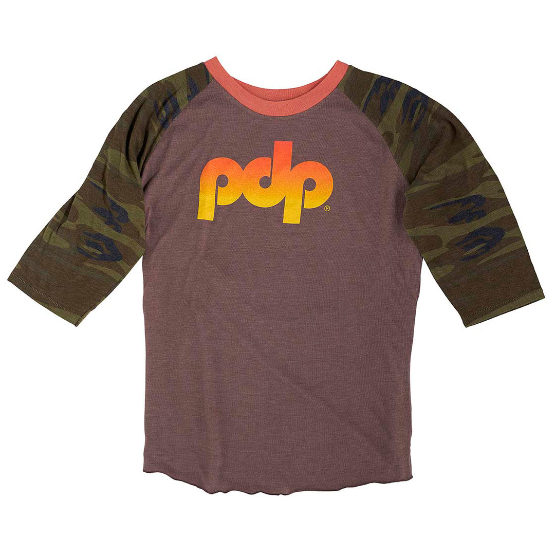 PDP PR25LSCPDP Camo 3/4 Sleeve Shirt