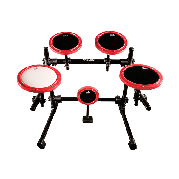 Remo Asia RP-0202-58 - 5-pc Practice Pad Set, Red Modular Steel