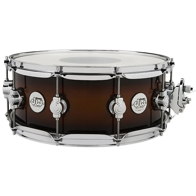 DW Design Series Snare Drum 5.5x14 Gloss Lacquer - Tobacco Burst