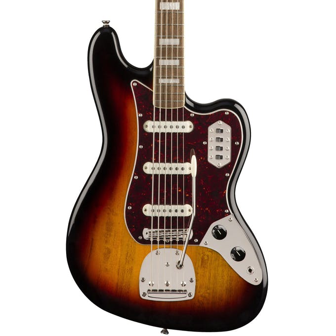 Squier Classic Vibe Bass VI Laurel Fingerboard Electric Bass Guitar - 3-Color Sunburst