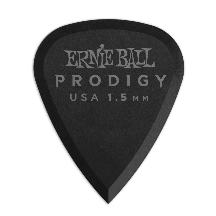Ernie Ball Guitar Picks Prodigy Standard (Bag of 6) - 1.50mm Black