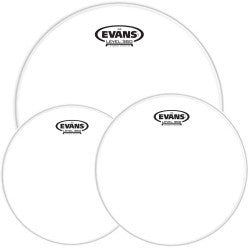 Evans Drumhead G2 CLR STD PACK + 14'' HD DRY