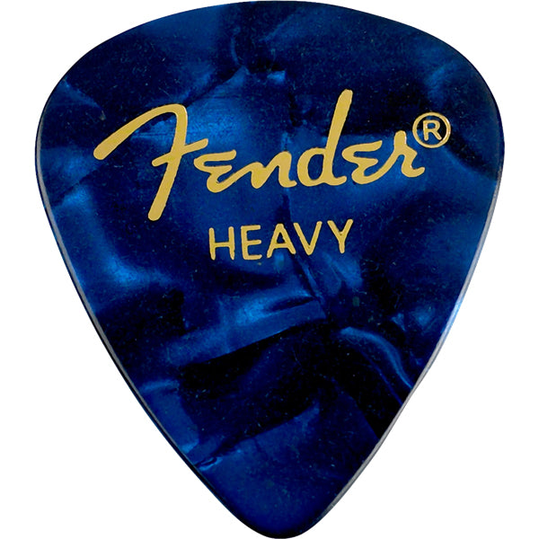 Fender Guitar Pick 351 Shape Premium 1 Gross - Blue Moto - Heavy, 144-Count