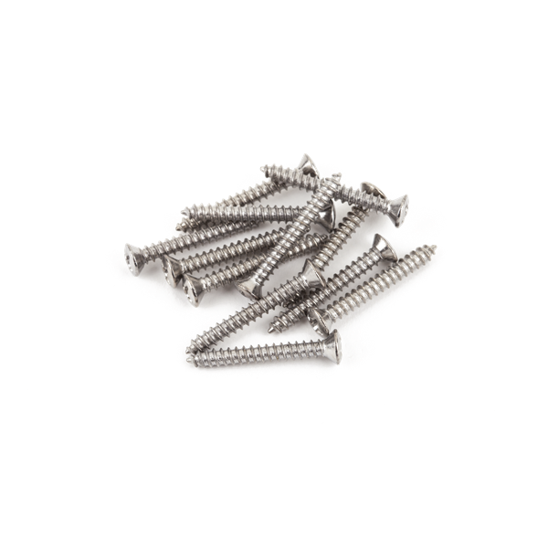 Fender Bass/Telecaster Bridge/Strap Button Mounting Screws - Chrome
