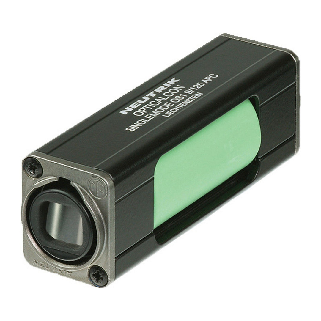 Neutrik NAO4SAW-A - OpticalCON QUAD Cable Coupler -SM APC -Green