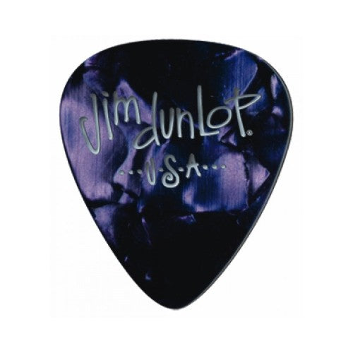Dunlop 483P-12-M Green Pearl Guitar Pick (12-Pack)