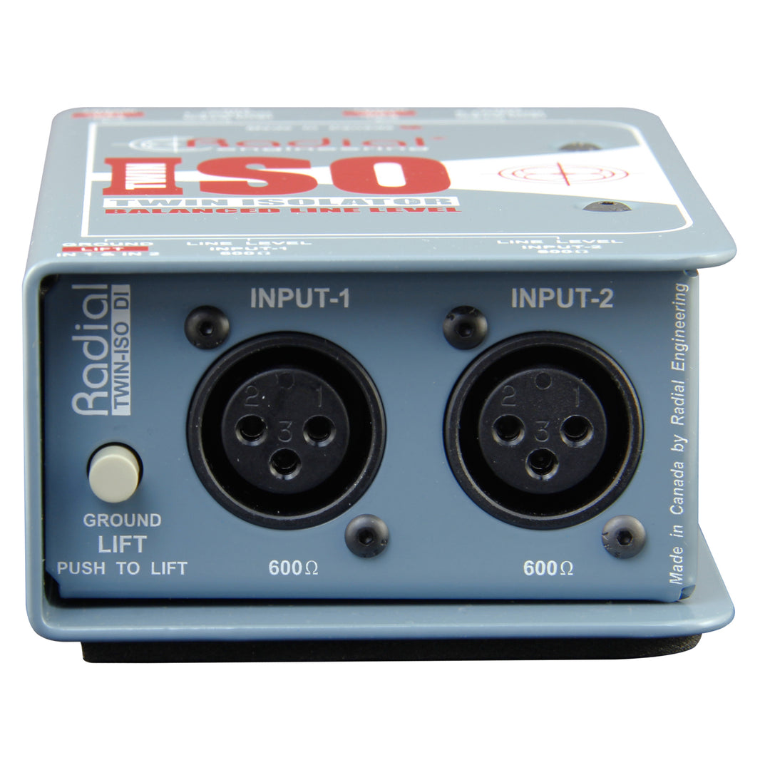 Radial Twin-Iso - Two Channel Balanced Line Isolator with Jensen Transformers