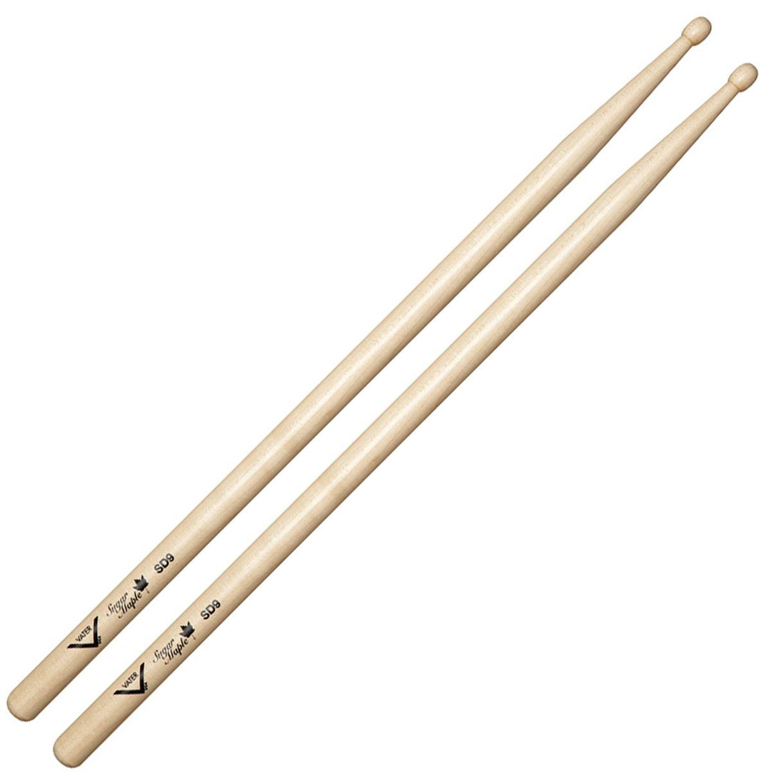Vater VSMSD9W - Vater Sugar Maple SD9 Wood Tip Drumsticks