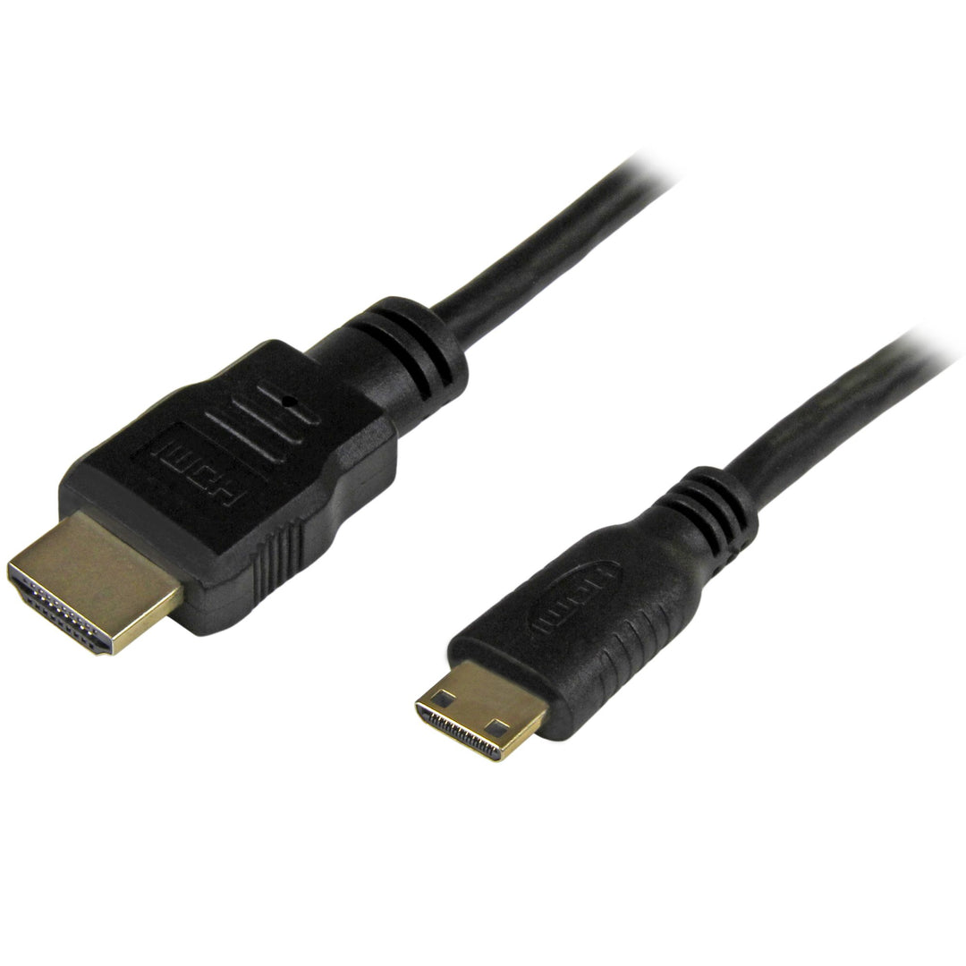 Startech 6 ft High Speed HDMI Cable with Ethernet- HDMI to HDMI Mini- M/M