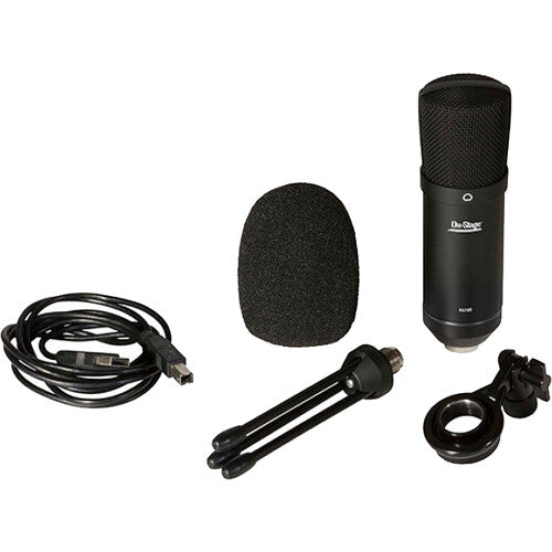 On-Stage AS700 USB Microphone w/ Desktop mic Stand