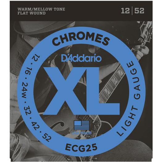 D'Addario ECG25 - SET GTR CHROMES LITE