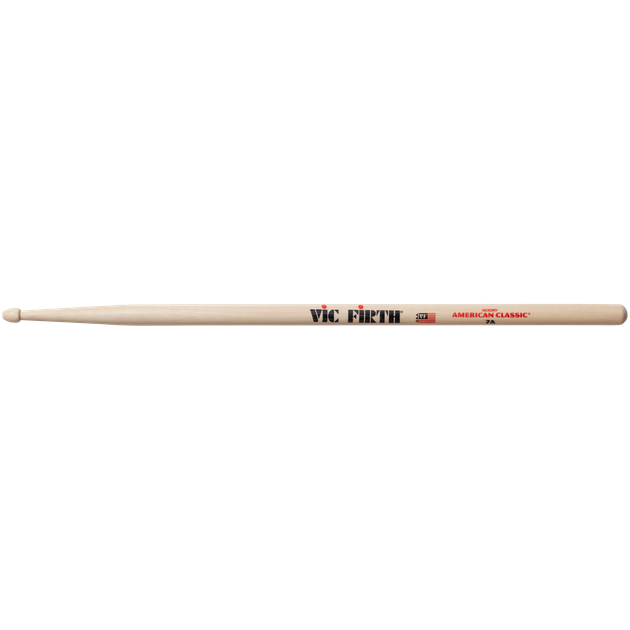 Vic Firth 7A- American Classic 7A Hickory/Wood Tip Drum Stick