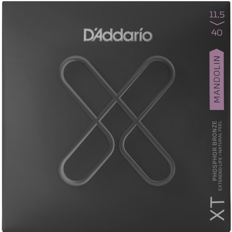 D'Addario XTM11540 Set Mandolin XT Phosphor Bronze Custom Medium