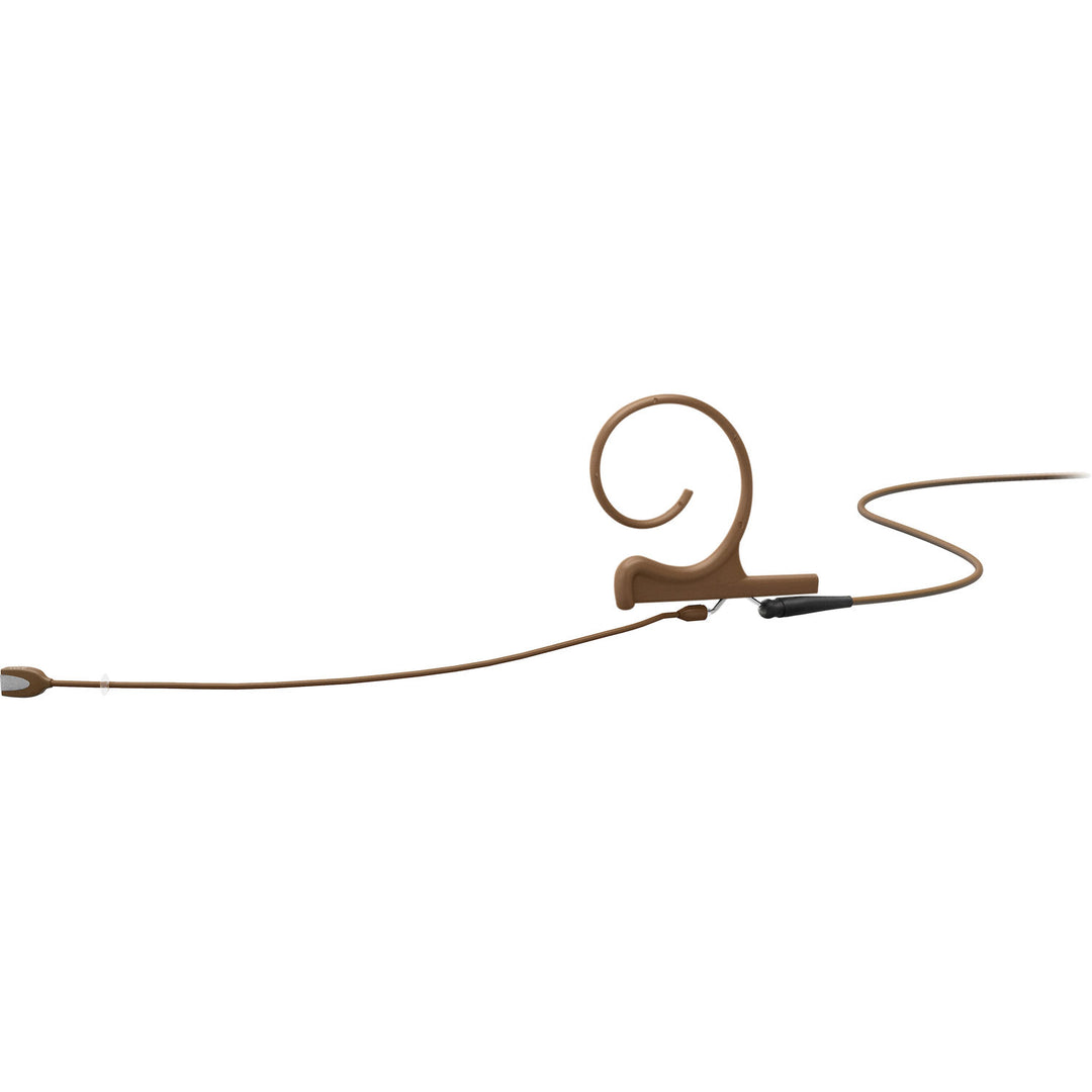 DPA Microphones d:fine Core 4188 Slim Directional Flex Earset Mic, 120mm Boom with 3-Pin LEMO - Brown
