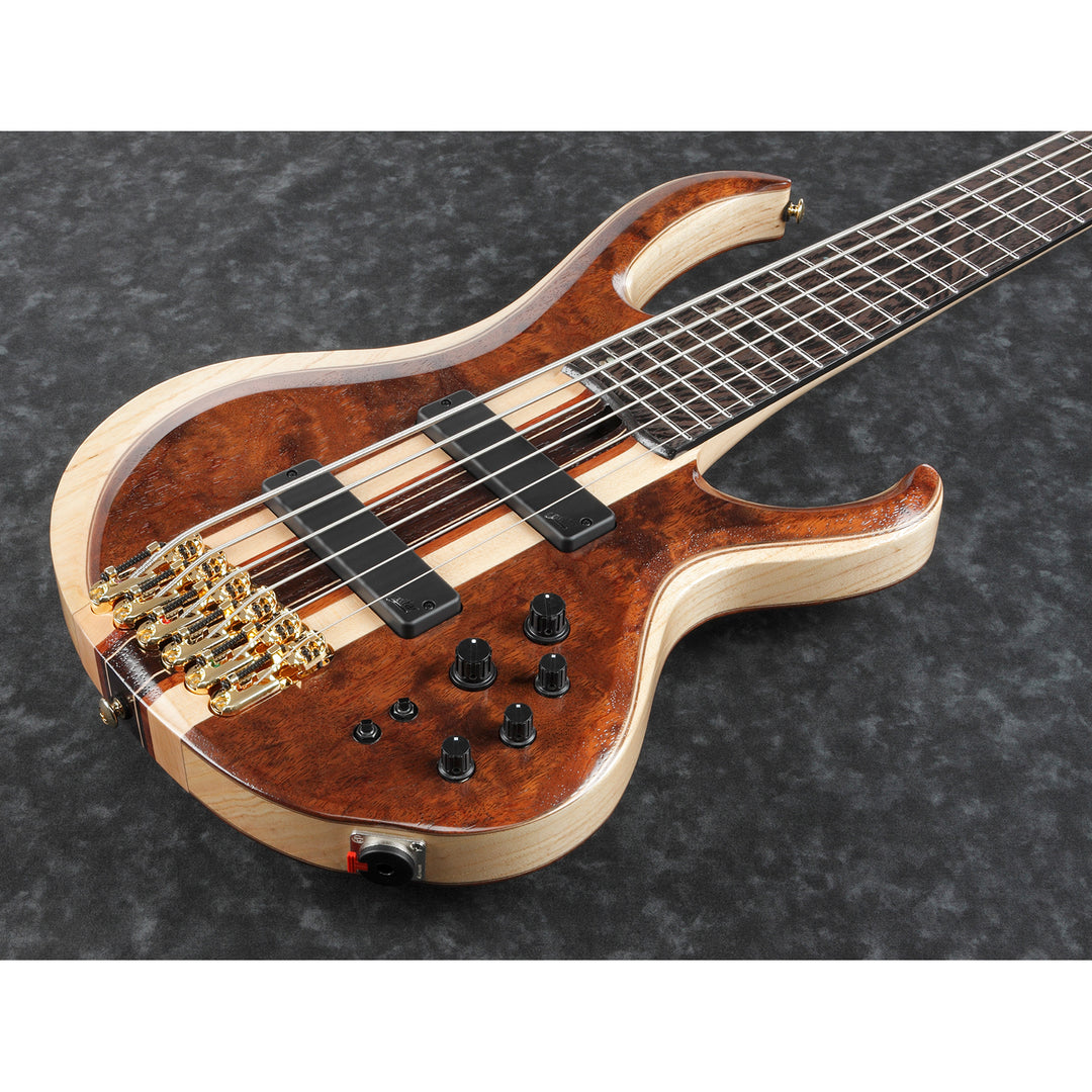 Ibanez BTB Premium 6-String Electric Bass (Natural Shadow Low Gloss) BTB1836NDL