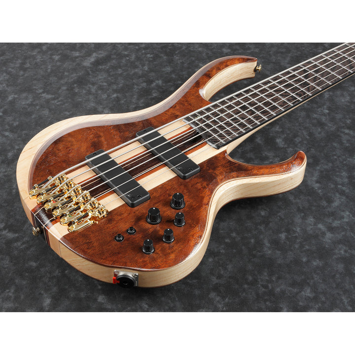 Ibanez BTB Premium 6-String Electric Bass (Natural Shadow Low Gloss) BTB1836NDL