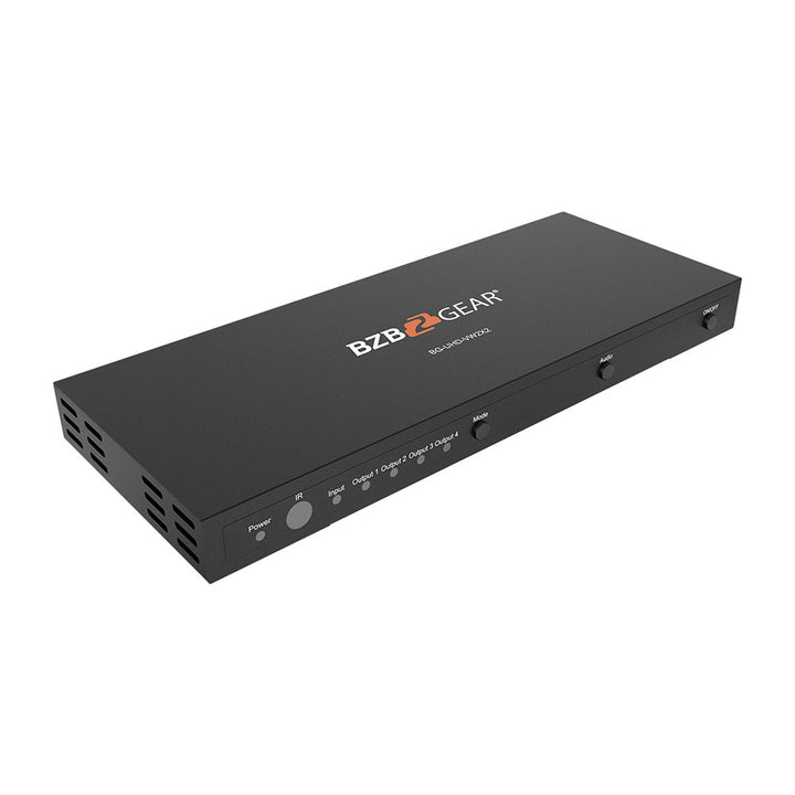BZBGEAR - 2x2 4K 60Hz HDMI Video Wall controller with Audio