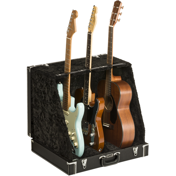 Fender Classic Series Guitar Case Stand Black - 3-Space