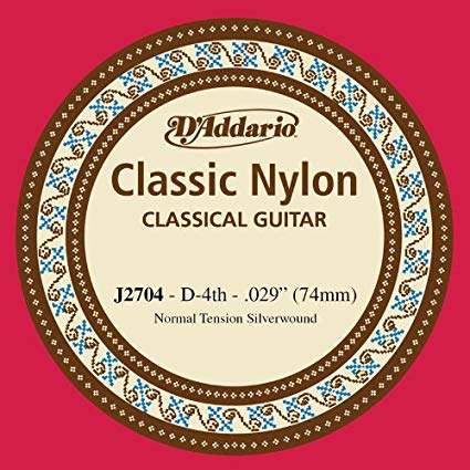 D'Addario J2704 - SNGL SILVER 030/J27 4TH NORM