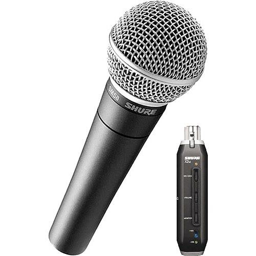 Shure X2U Microphone to USB Adapter Audio Interface w/ SM58