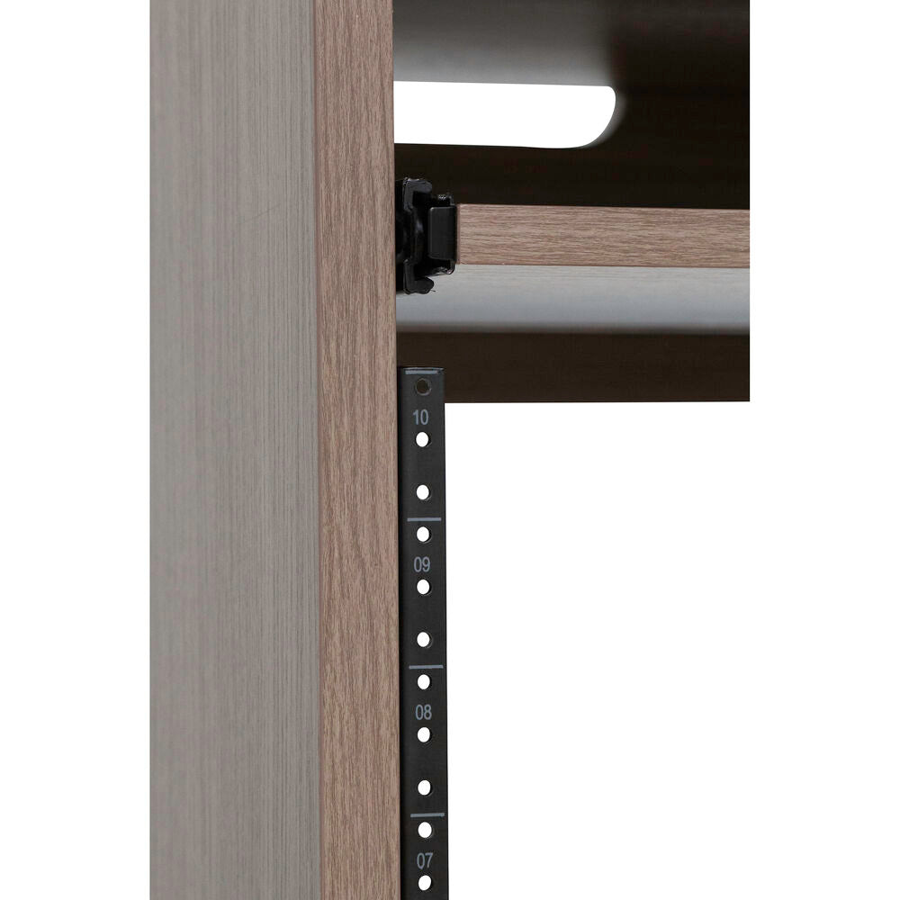Gator Elite Series 10 RU Studio Rack Table - Driftwood Gray