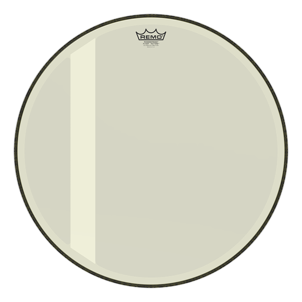 Remo P3-1018-00-FLT - 18'' Bass, Powerstroke® 3, Felt Felt Tone™, Hazy