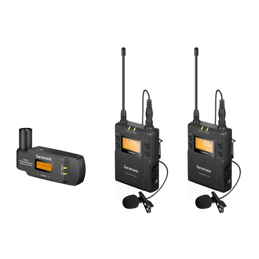 Saramonic UwMic9 Kit4 - UHF Wireless Lavalier Microphone System