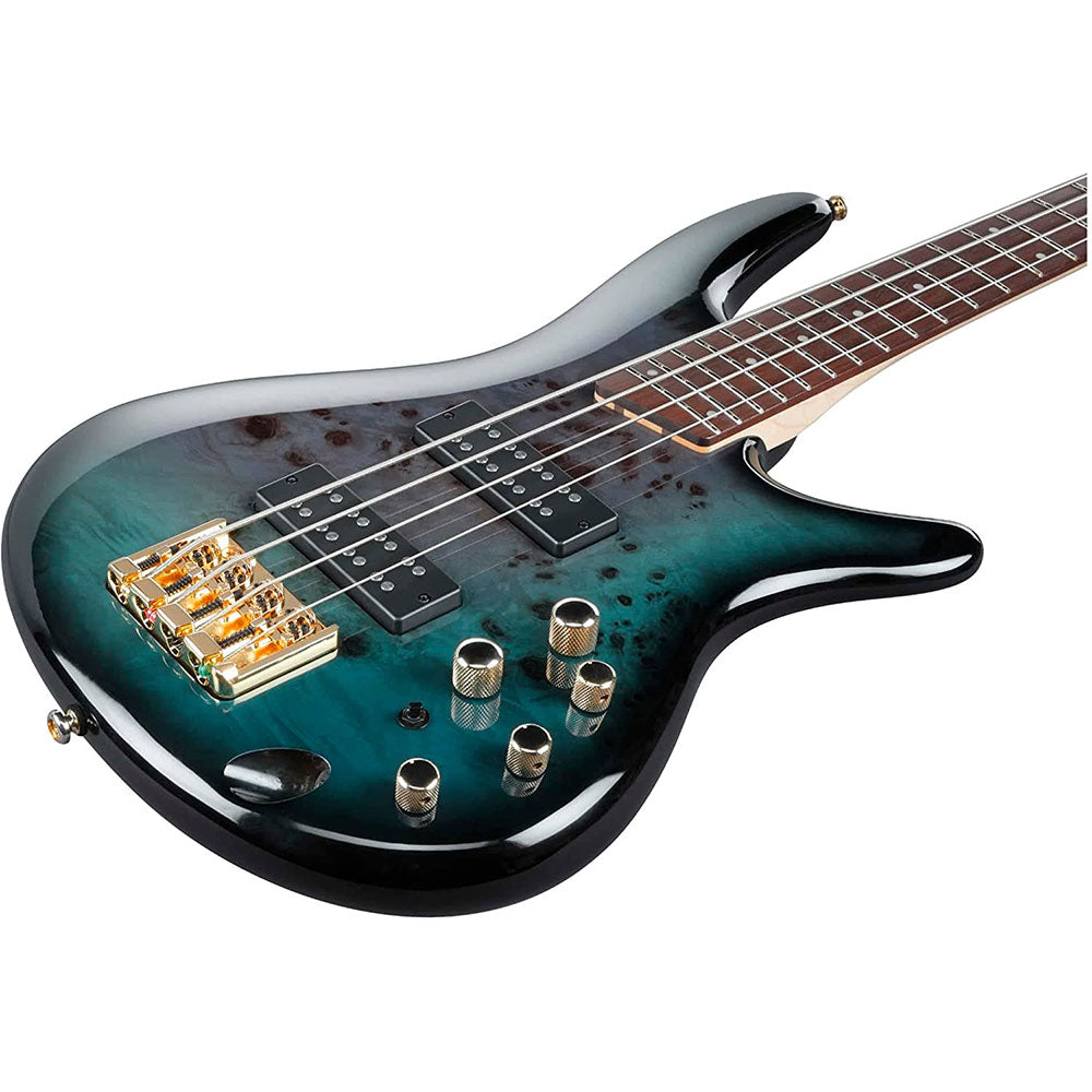 Ibanez SR Standard Electric Bass (Tropical Seafloor Burst) SR400EPBDXTSU Bass Guitar