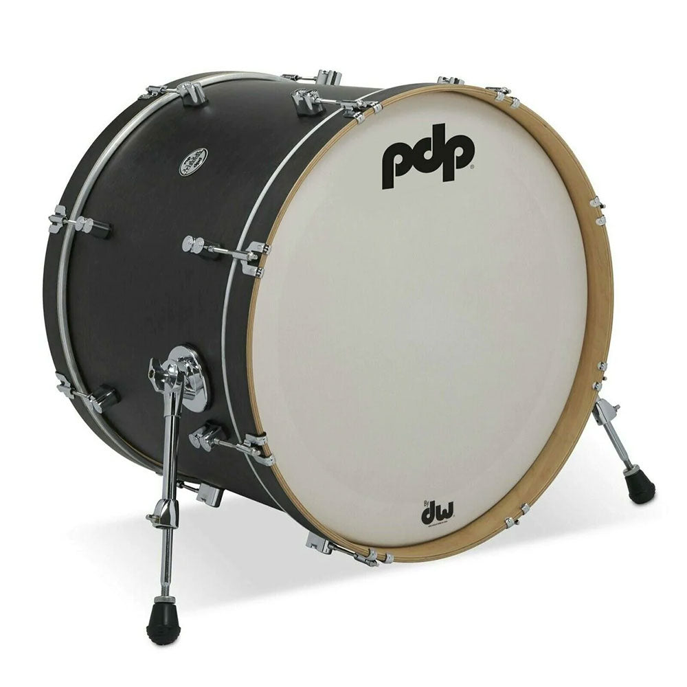 PDP Concept Maple Classic 14x18 Bass Drum (w/ Single BDM) - Ebony Stain