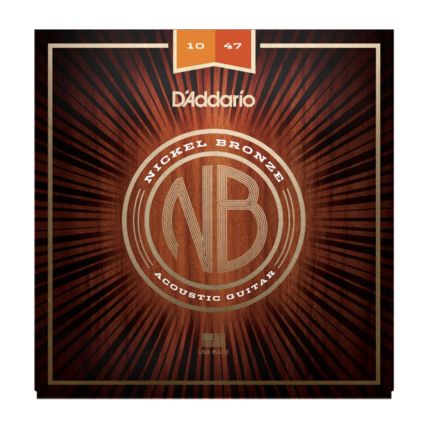 D'Addario NB1047 - SET AC GTR NICKEL BRNZE X-LITE