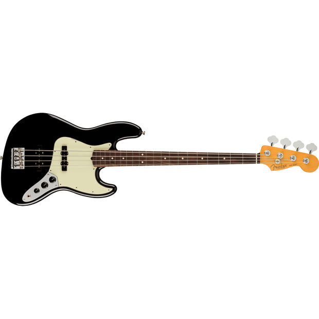 Fender American Professional II Jazz Bass Rosewood Fingerboard Electric Bass Guitar - Black