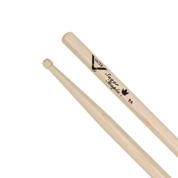 Vater VSM8AW - Vater Sugar Maple 8A Wood Tip Drumsticks