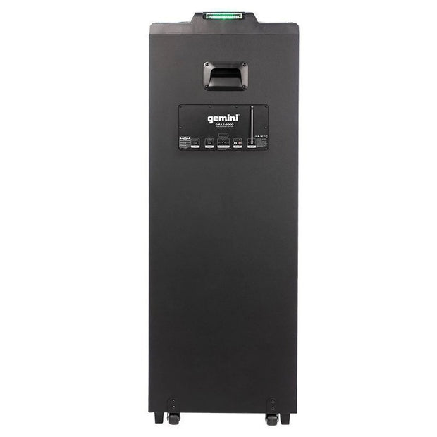 Gemini GMAX-6000 DJ Style Bluetooth Speaker - Dual 15” Woofer & Dual 6” Tweeter