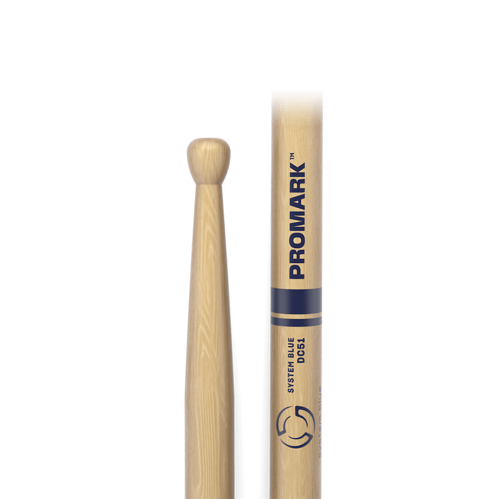 Promark TXDC51W -Promark DC51 System Blue Marching Snare Sticks